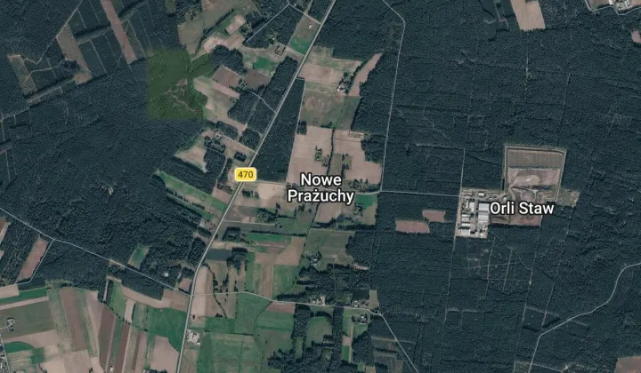 Działka inwestycyjna Nowe Prażuchy
