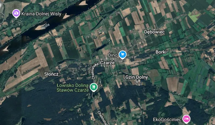Działka rolna Czarże