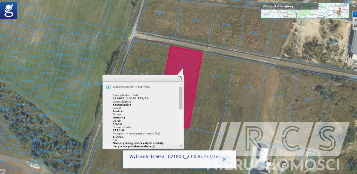 Działka inwestycyjna Źródła, ul. Leśna. Zdjęcie 3