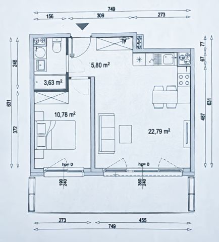 Mieszkanie 2-pokojowe Warszawa Mokotów, ul. Domaniewska. Zdjęcie 12