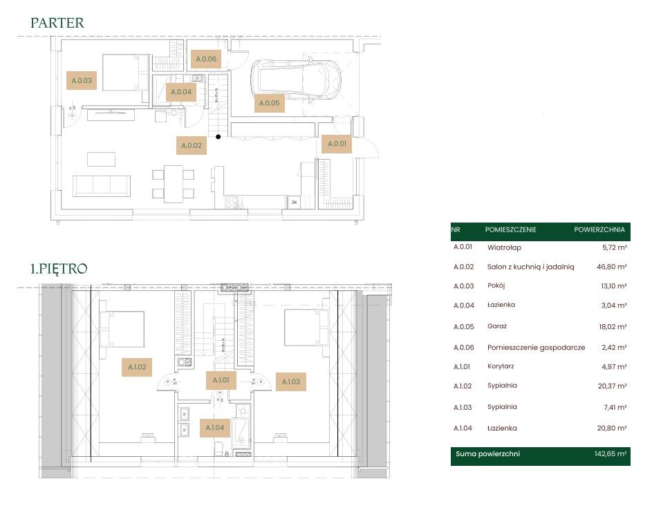 bliźniak, 4 pokoje Skierdy. Zdjęcie 10