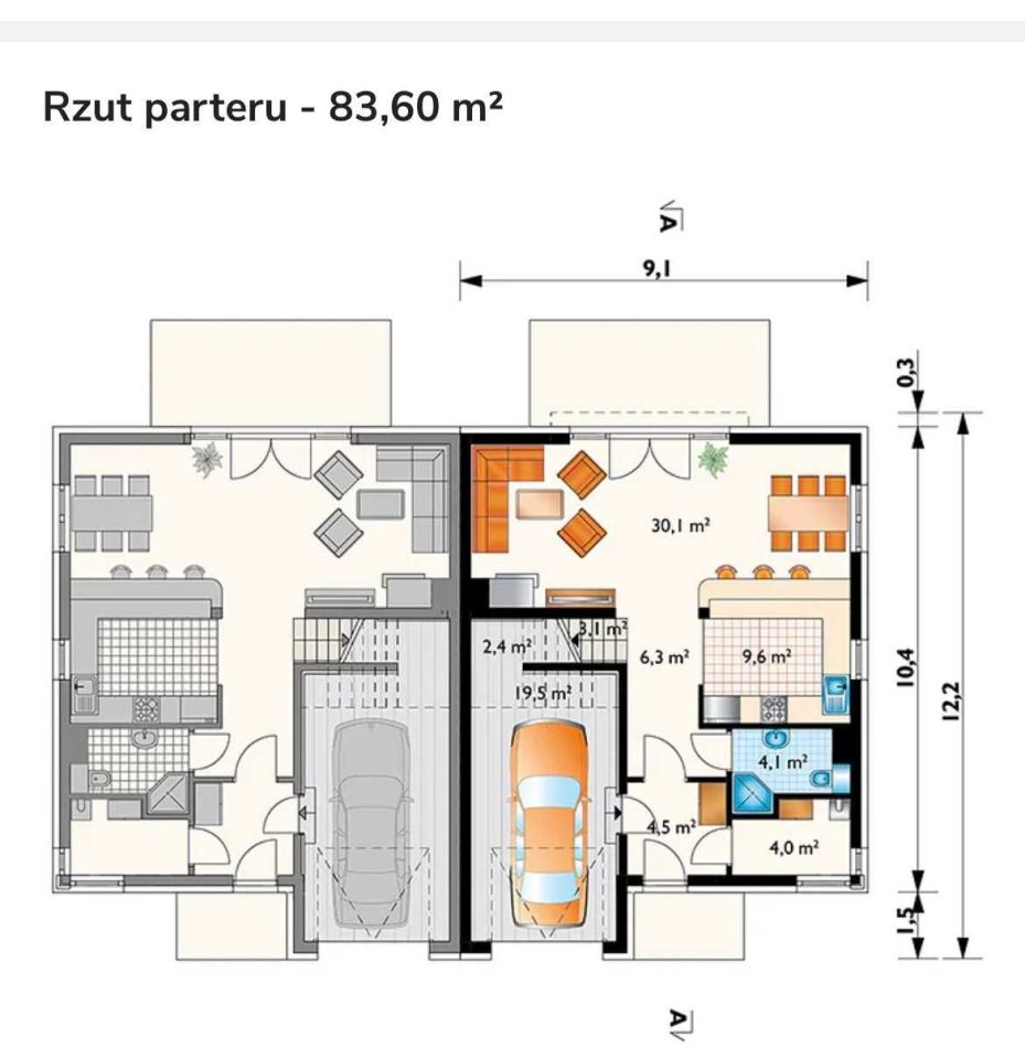 bliźniak Zalesie, ul. Ugodowa. Zdjęcie 7