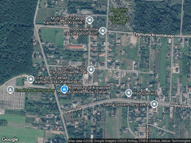 Działka budowlana Kraśnik Kraśnik Fabryczny, ul. Zachodnia. Zdjęcie 1