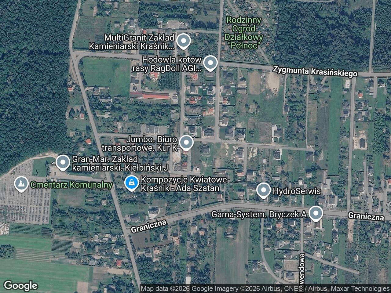 Działka budowlana Kraśnik Kraśnik Fabryczny, ul. Zachodnia. Zdjęcie 1