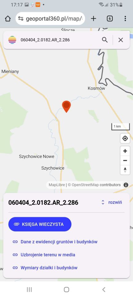 Działka rolna Cichobórz. Zdjęcie 3