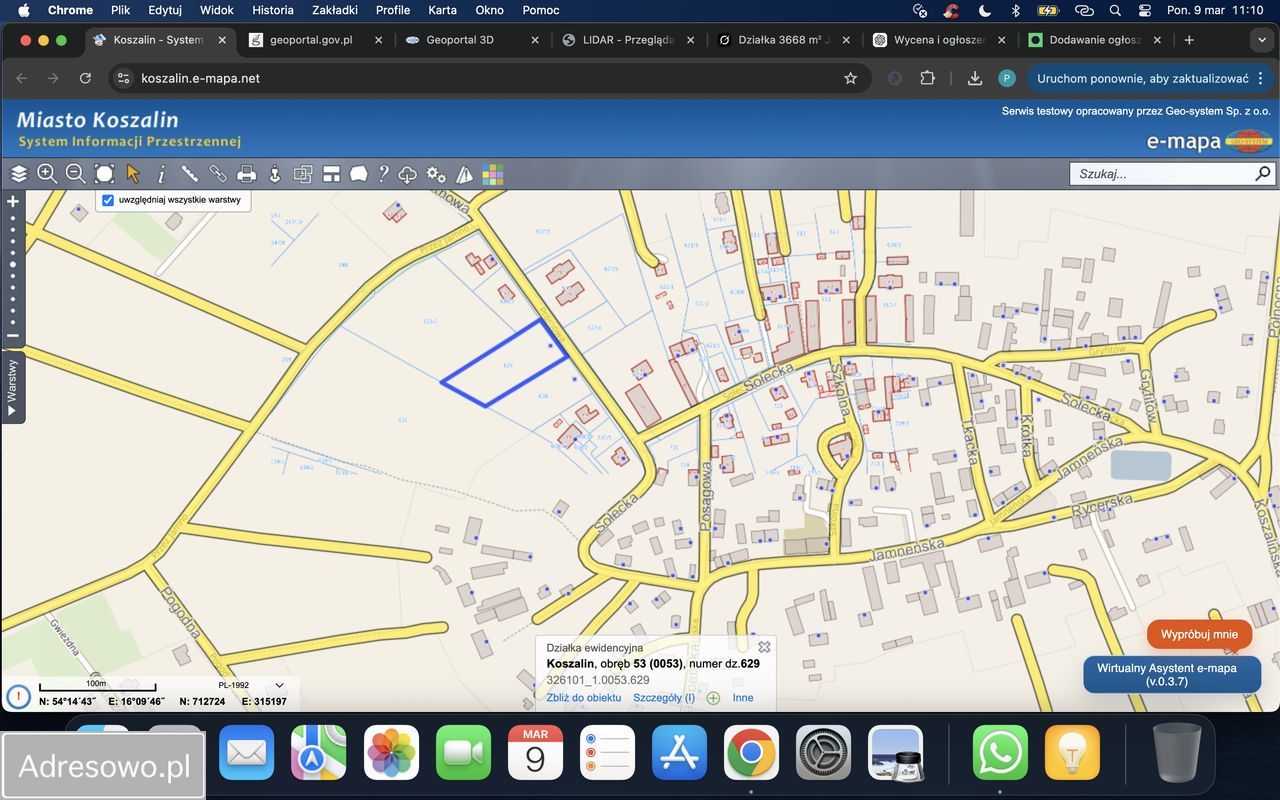 Działka budowlana Koszalin Jamno, ul. Promowa. Zdjęcie 1