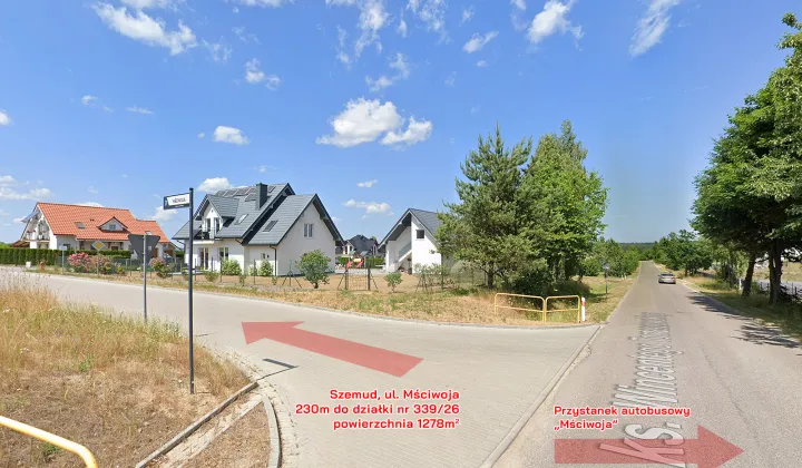 Działka budowlana Szemud, ul. Mściwoja