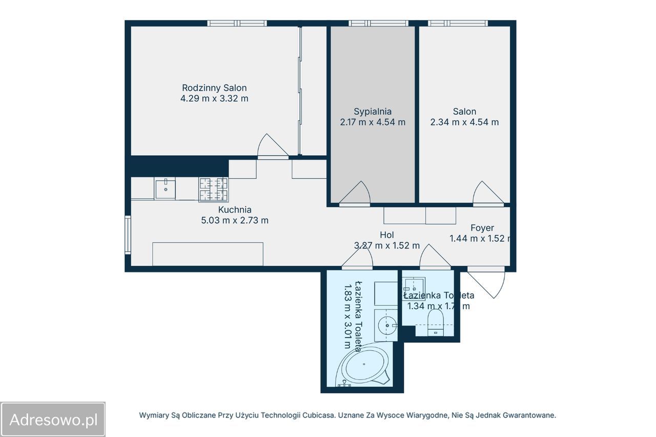 Mieszkanie 3-pokojowe Zgorzelec, ul. Adama Mickiewicza. Zdjęcie 17