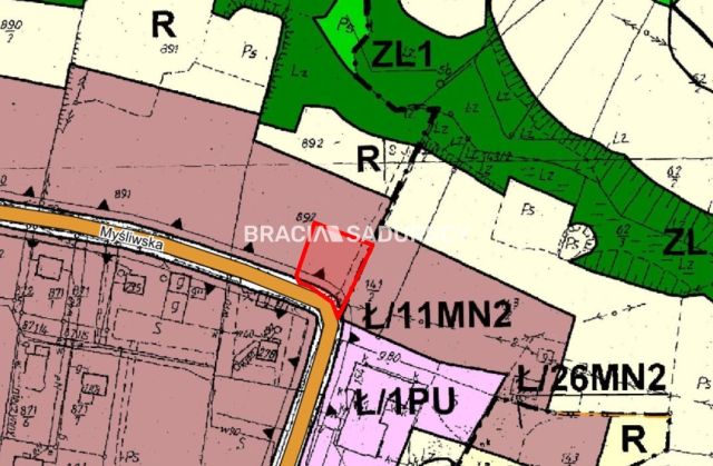 Działka budowlana Siepraw. Zdjęcie 4