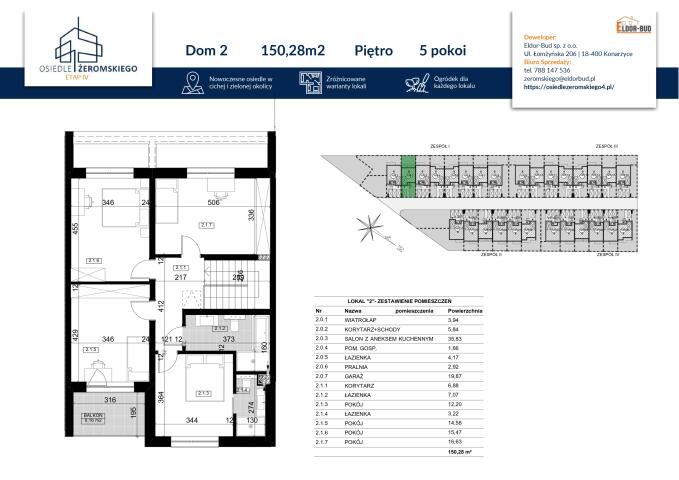dom szeregowy, 5 pokoi Ostrołęka, ul. Stefana Żeromskiego. Zdjęcie 5