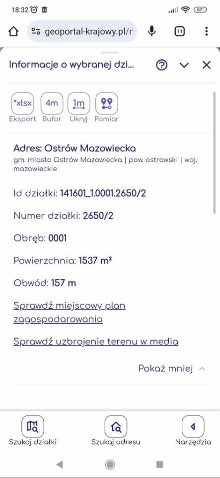 Działka budowlana Ostrów Mazowiecka, ul. Warszawska. Zdjęcie 8