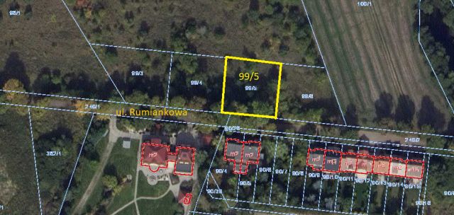 Działka budowlana Poznań Umultowo, ul. Rumiankowa. Zdjęcie 1