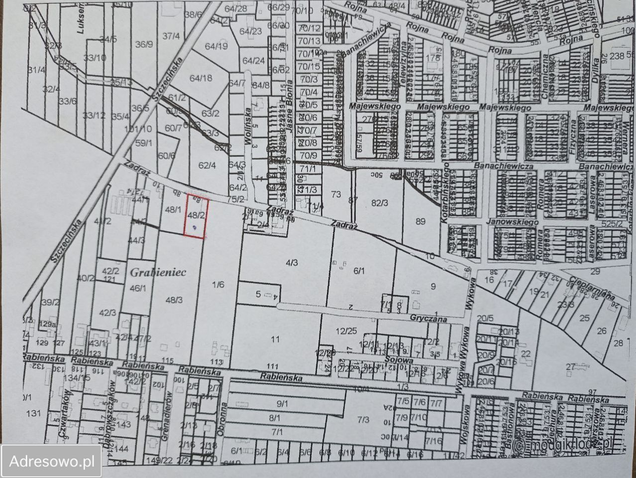 Działka budowlana Łódź Teofilów, ul. Zadraż. Zdjęcie 9