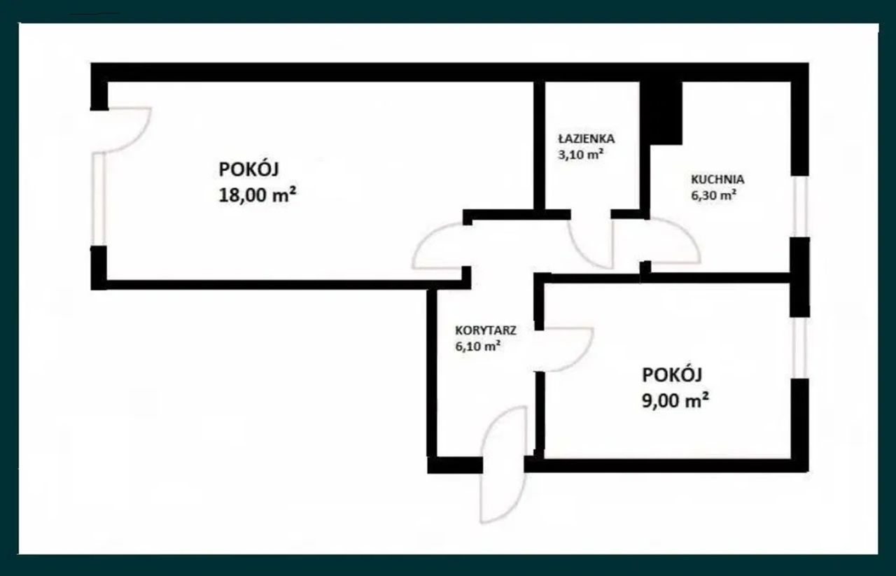 Mieszkanie 2-pokojowe Gdańsk Przymorze, ul. Piastowska. Zdjęcie 1
