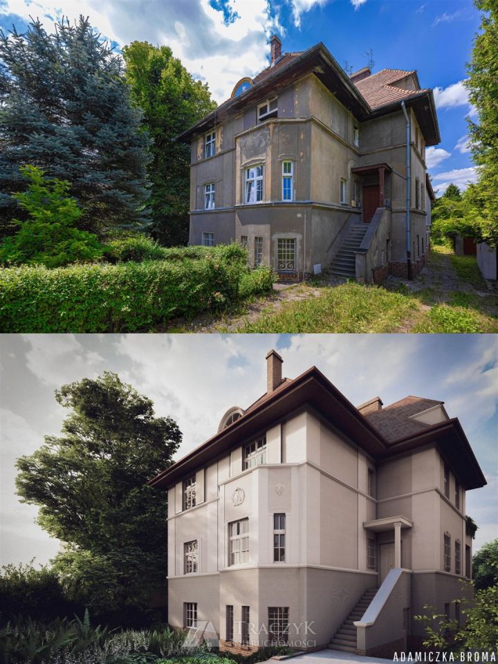 dom wolnostojący, 15 pokoi Wrocław Zalesie. Zdjęcie 2