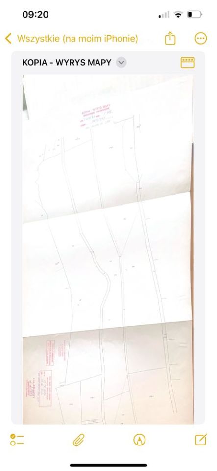 Działka leśna Brzeziny