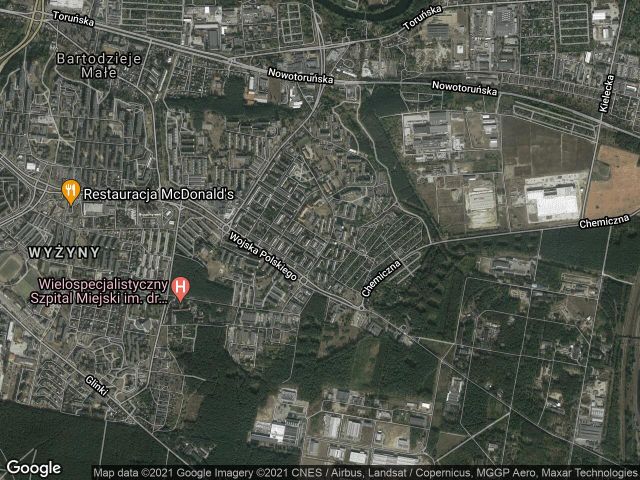 Mieszkanie 2-pokojowe Bydgoszcz Kapuściska, ul. Krzysztofa Kamila Baczyńskiego