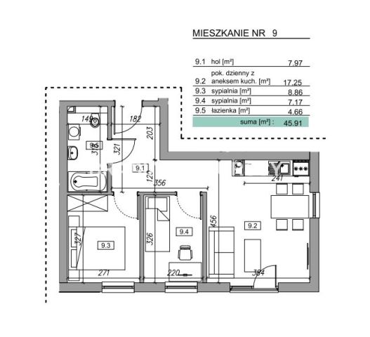 Mieszkanie 3-pokojowe Zawada. Zdjęcie 12