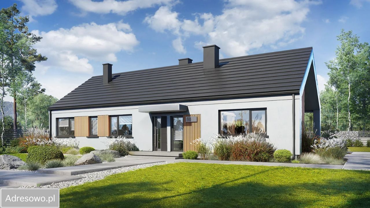 dom wolnostojący, 4 pokoje Dąbcze, ul. Cisowa. Zdjęcie 3