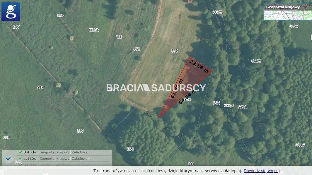 Działka inwestycyjna Rudno. Zdjęcie 4