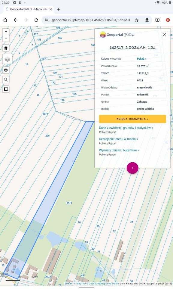 Działka rolno-budowlana Kozinki. Zdjęcie 3