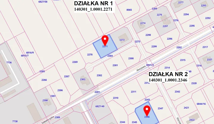 Działka budowlana Garwolin Zawady, ul. Akacjowa