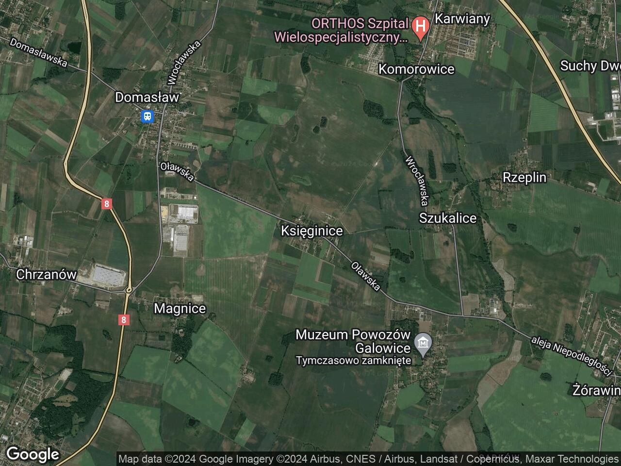 Działka budowlana Księginice