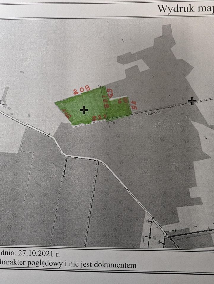 Działka budowlana Jesionna, ul. Radosna. Zdjęcie 2