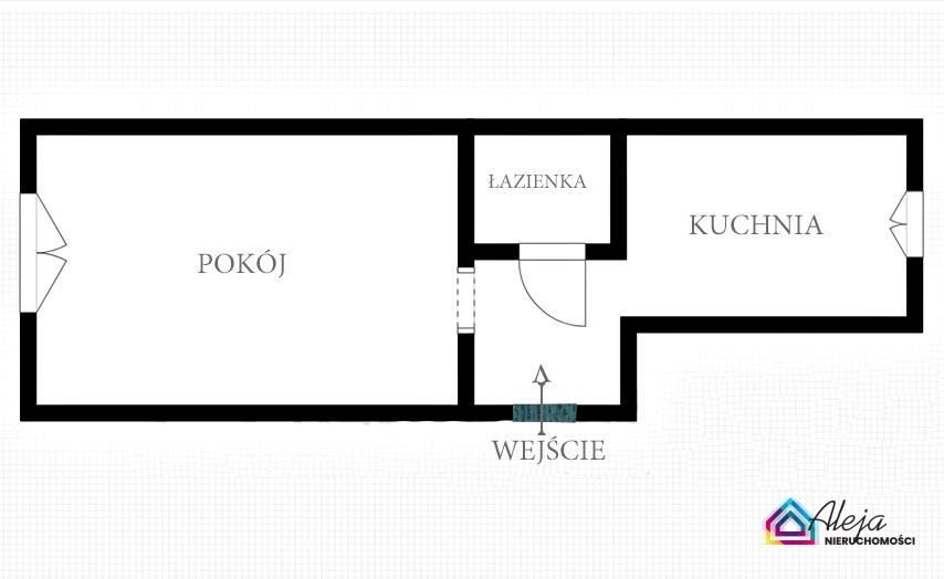 Mieszkanie 1-pokojowe Częstochowa Trzech Wieszczów, ul. Hoene-Wrońskiego. Zdjęcie 12
