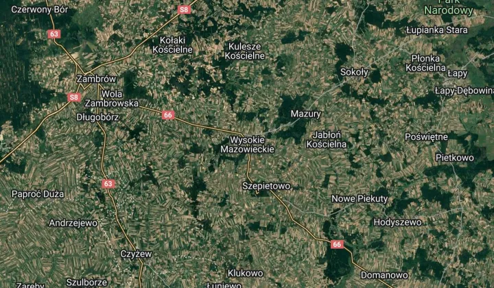 Działka rolna Wysokie Mazowieckie