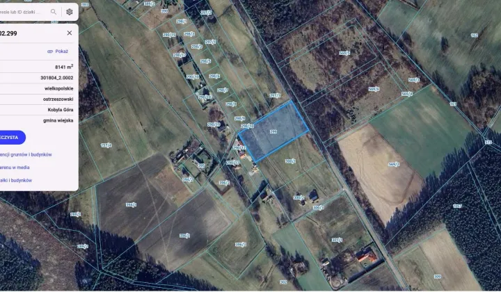 Działka budowlana Bierzów