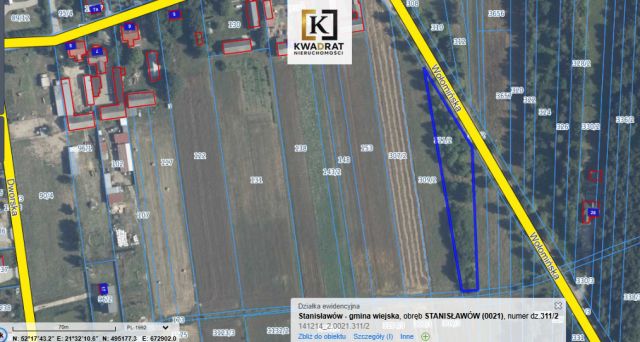 Działka budowlana Stanisławów, ul. Wołomińska. Zdjęcie 2
