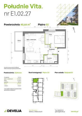 Mieszkanie 2-pokojowe Gdańsk Orunia Górna, ul. Kazimierza Wielkiego. Zdjęcie 7