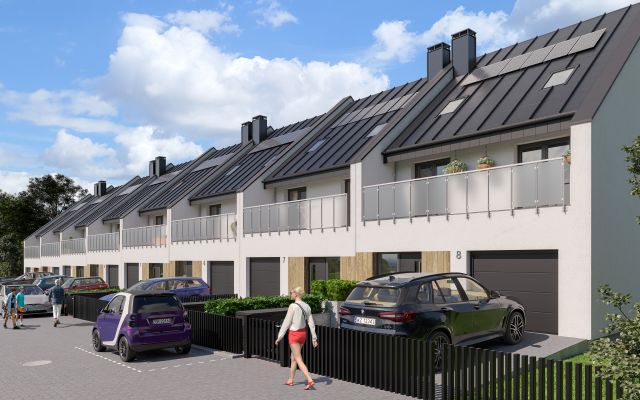 dom szeregowy, 6 pokoi Oświęcim Osiedle, ul. Zaborska. Zdjęcie 1