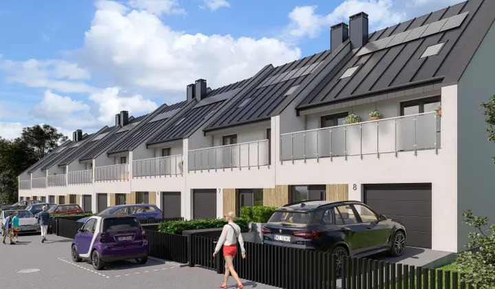 dom szeregowy, 6 pokoi Oświęcim Osiedle, ul. Zaborska