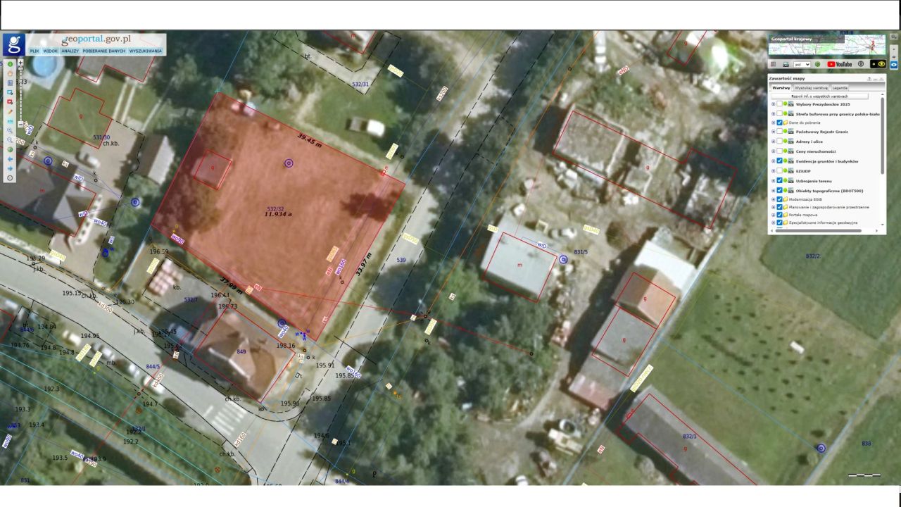 Działka budowlana Borek