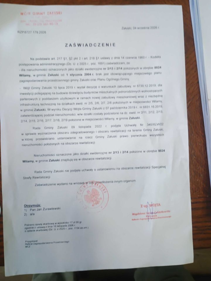 Działka rolno-budowlana Wilamy. Zdjęcie 8