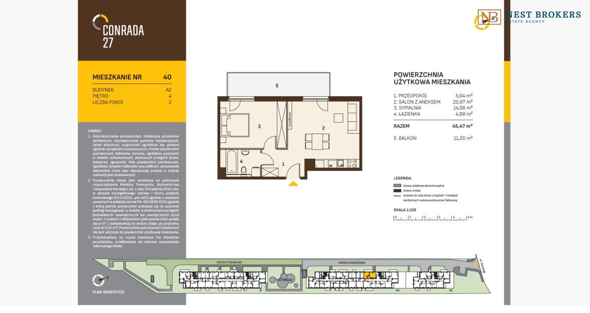 Mieszkanie 2-pokojowe Kraków Bronowice, ul. Josepha Conrada. Zdjęcie 3