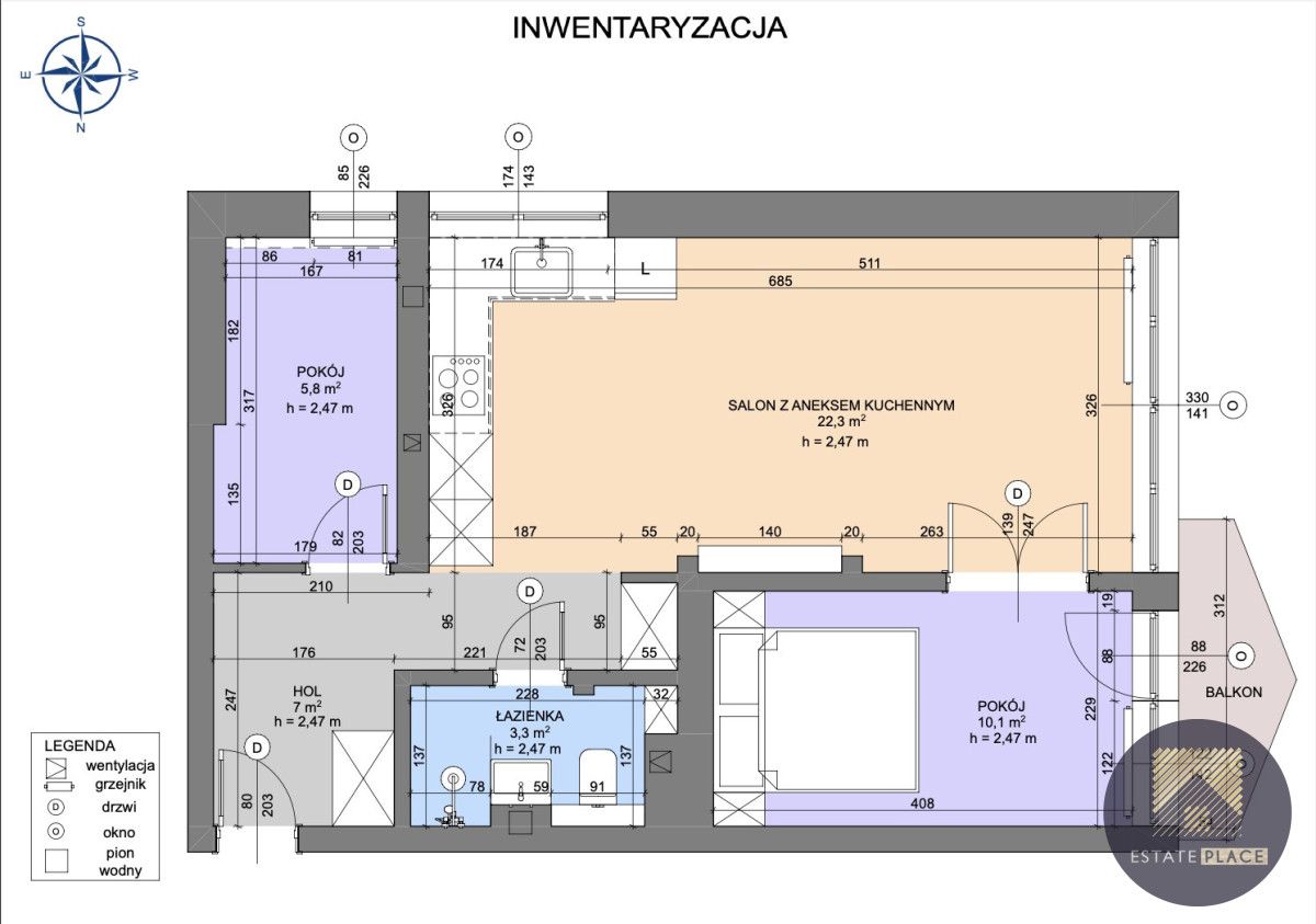 Mieszkanie 3-pokojowe Warszawa Śródmieście, ul. Fabryczna. Zdjęcie 19