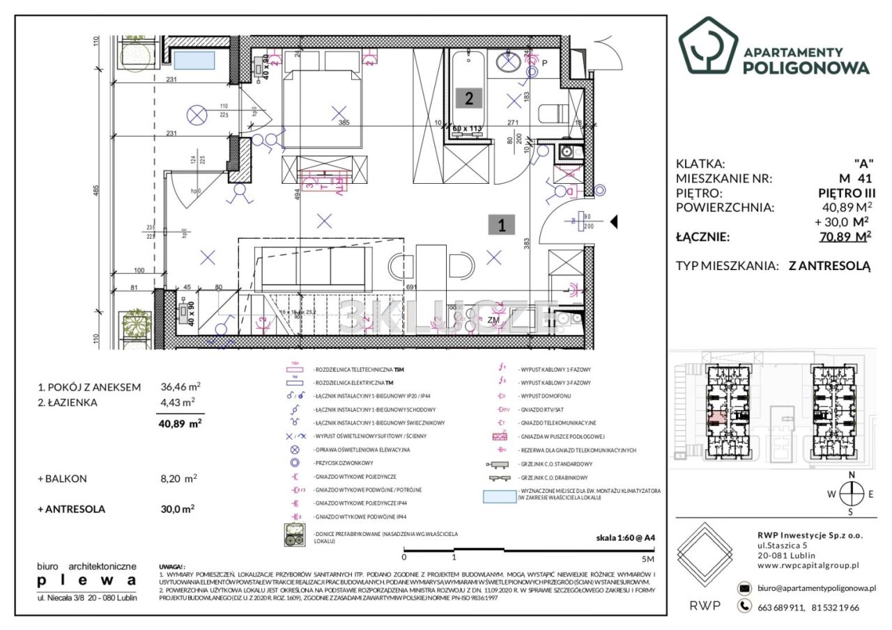 Mieszkanie 4-pokojowe Lublin Sławin. Zdjęcie 4