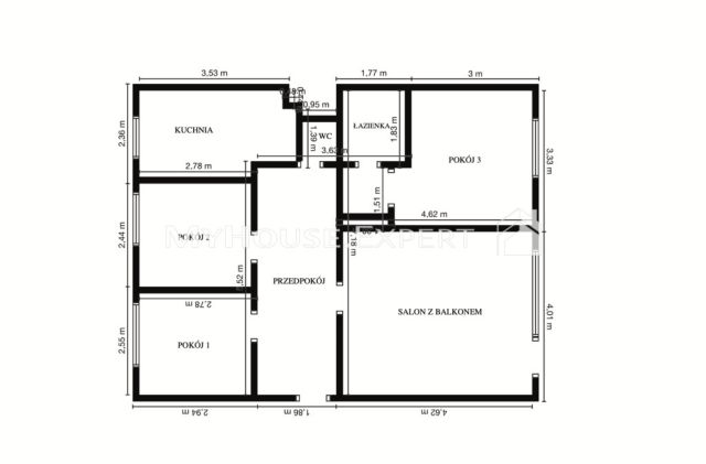 Mieszkanie 4-pokojowe Gorzów Wielkopolski Górczyn. Zdjęcie 11