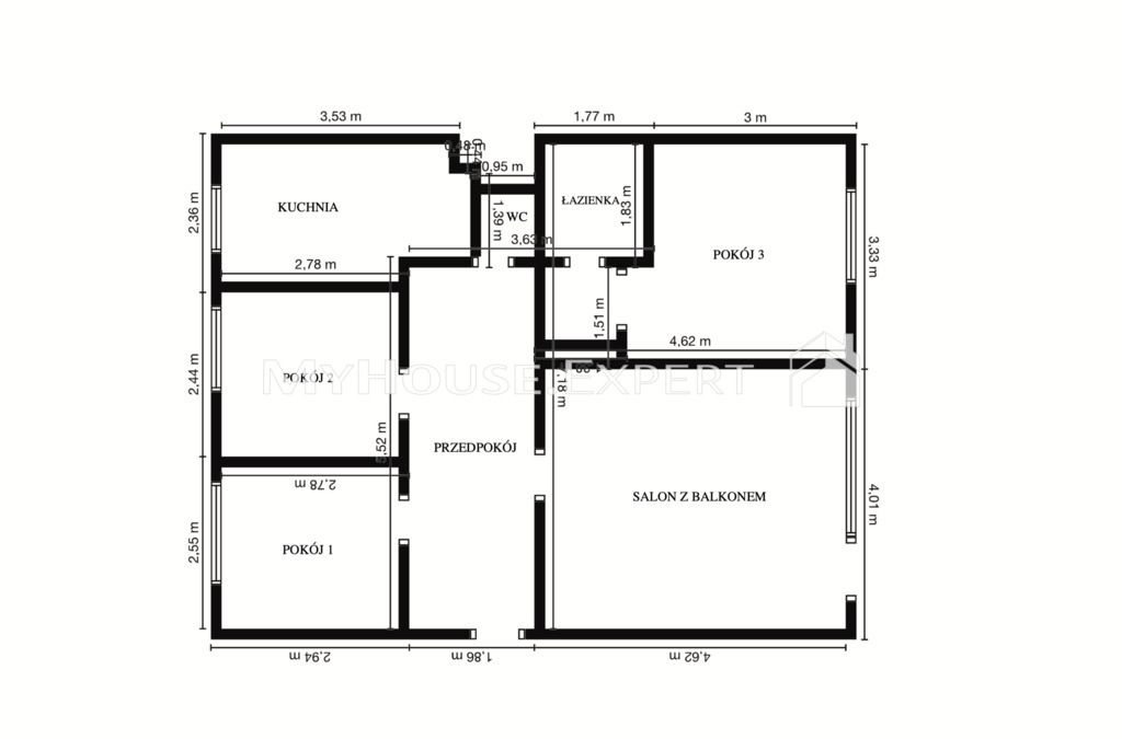 Mieszkanie 4-pokojowe Gorzów Wielkopolski Górczyn. Zdjęcie 11
