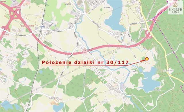 Działka rekreacyjna Bartążek, ul. Leśna. Zdjęcie 6