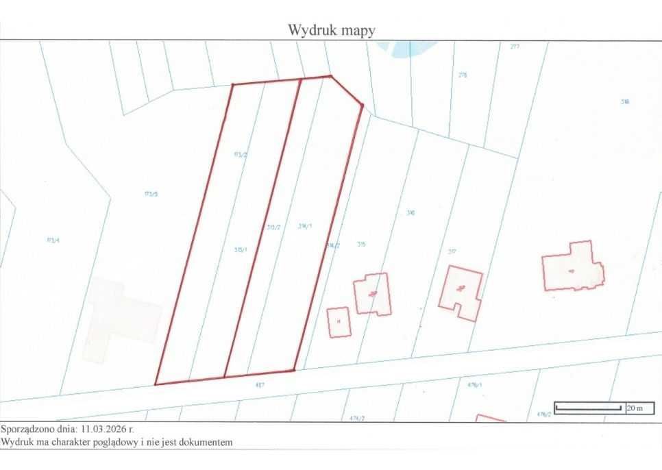 Działka budowlana Kowalówka. Zdjęcie 3