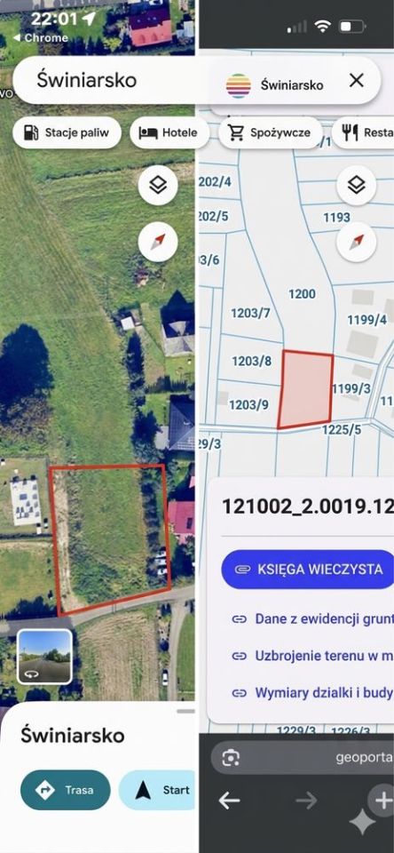 Działka budowlana Świniarsko. Zdjęcie 2