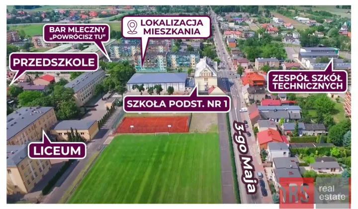 Mieszkanie 2-pokojowe Turek, ul. Stanisława Kączkowskiego