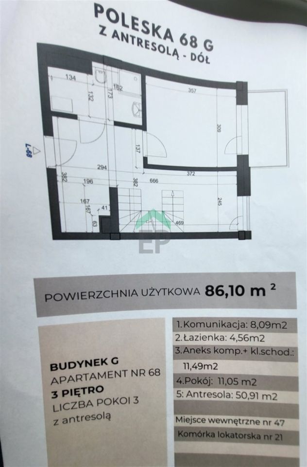 Mieszkanie 3-pokojowe Częstochowa Parkitka, ul. Poleska. Zdjęcie 13