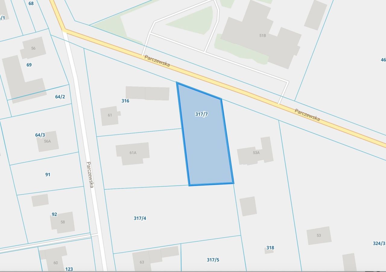 Działka budowlana Czemierniki, ul. Parczewska