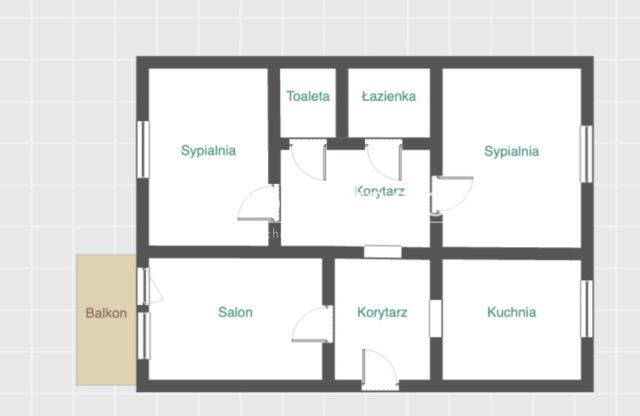 Mieszkanie 3-pokojowe Łódź. Zdjęcie 6