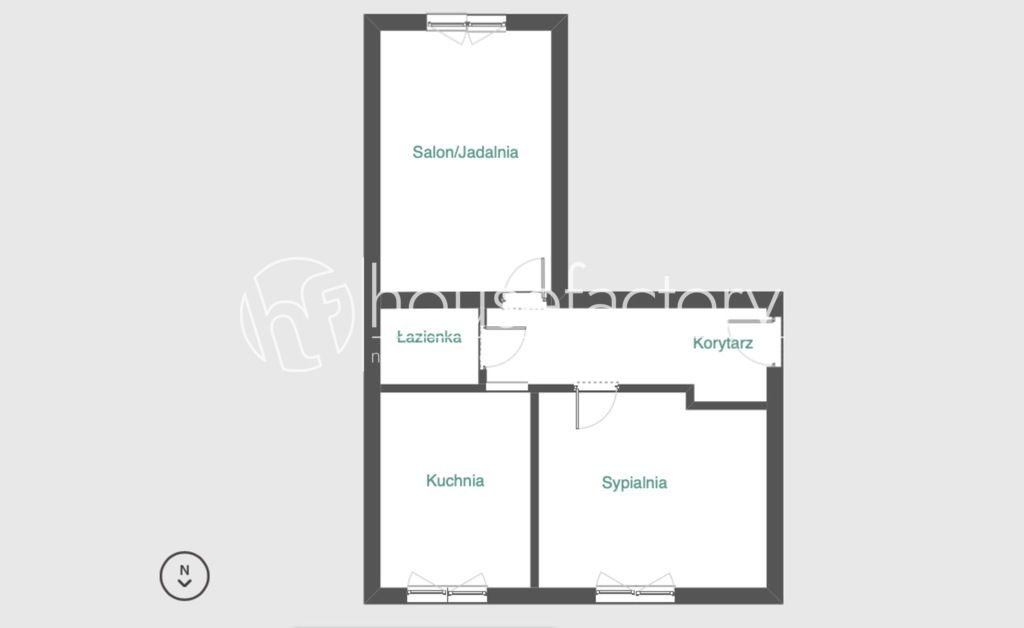 Mieszkanie 2-pokojowe Łódź Doły, ul. Marynarska. Zdjęcie 8